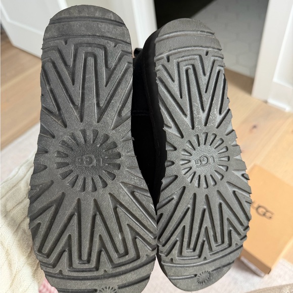 Black UGG Classic Ultra Mini Boots - Picture 4 of 6